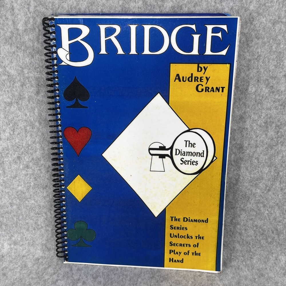 Vintage Introduction To Bridge Play Of The Hand‎ Audrey Grant ACBL Spiral Book